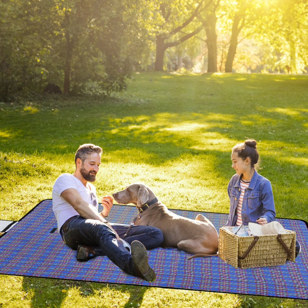 Waterproof Foldable Picnic Blanket with Carry Strap