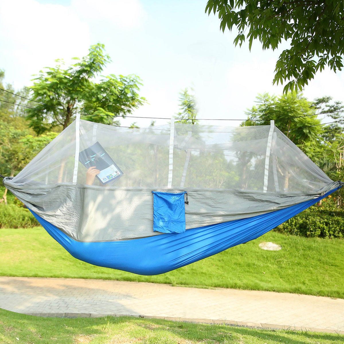 GemGear 2-Person Camping Hammock with Mosquito Net