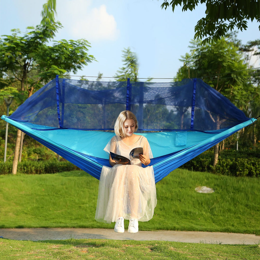 GemGear 2-Person Camping Hammock with Mosquito Net
