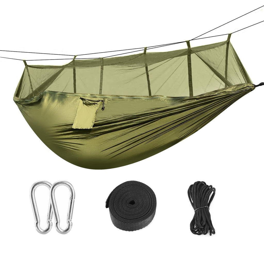 GemGear 2-Person Camping Hammock with Mosquito Net