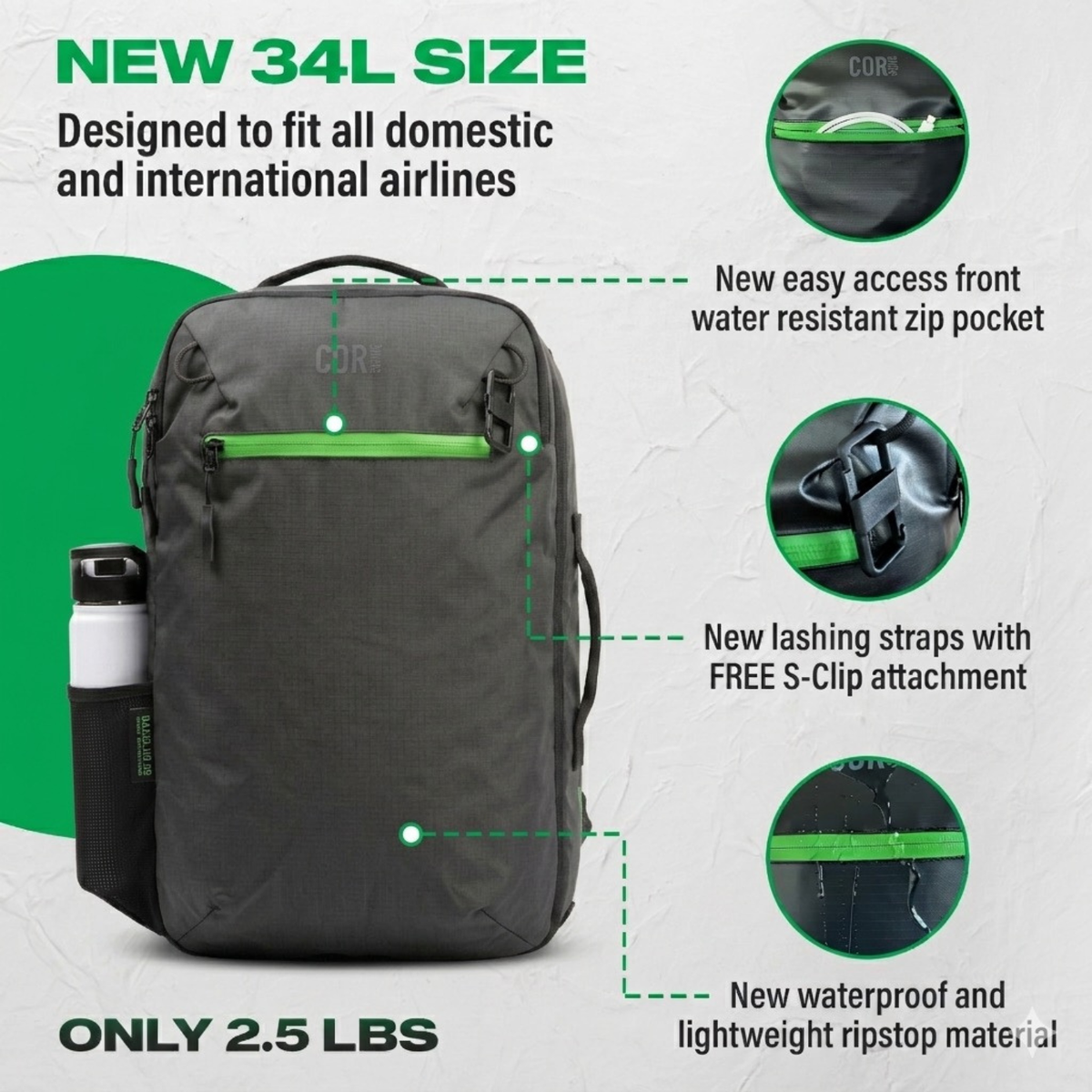 COR Surf Island Hopper 2.0 Travel Backpack