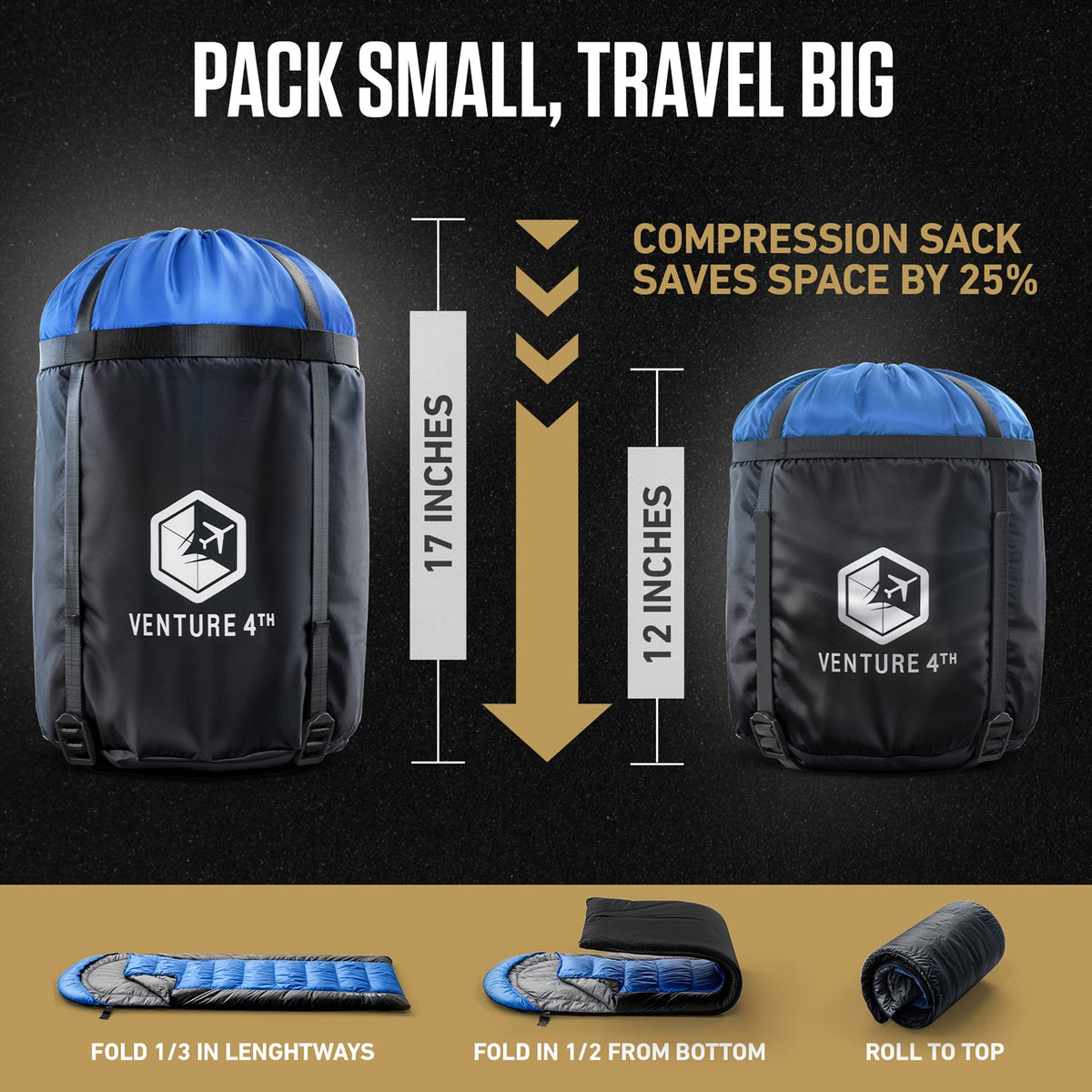 VENTURE 4TH XXL Camping Sleeping Bag