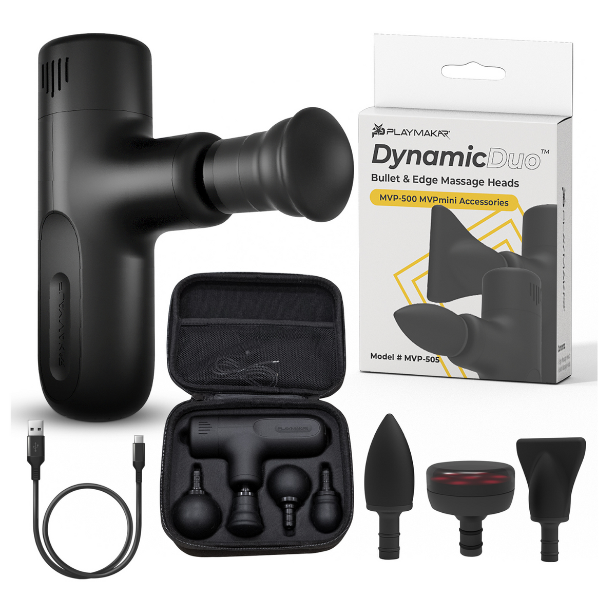 MVPmini Percussion Massager with Silicone Massage Heads