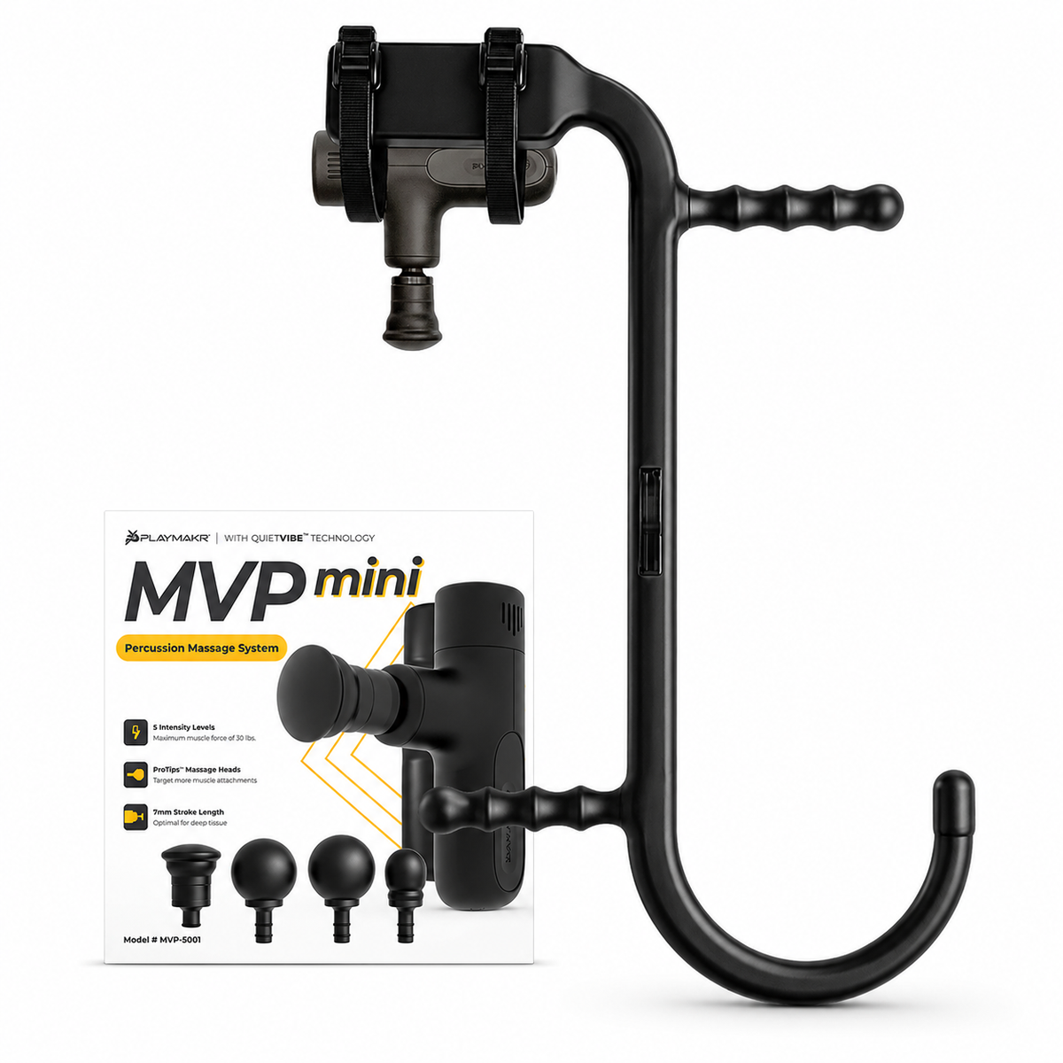 MVPmini Percussion Massager with Silicone Massage Heads