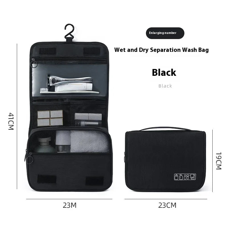 Foldable Hanging Toiletry Organizer | Travel Makeup Bag