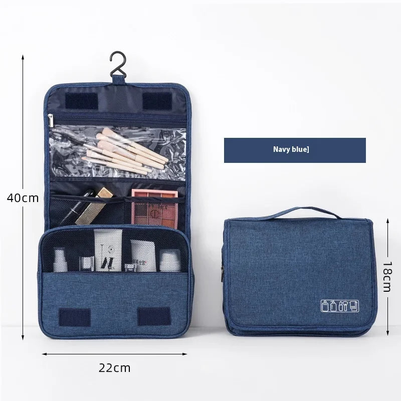 Foldable hanging travel toiletry and makeup organizer — RoamRitual