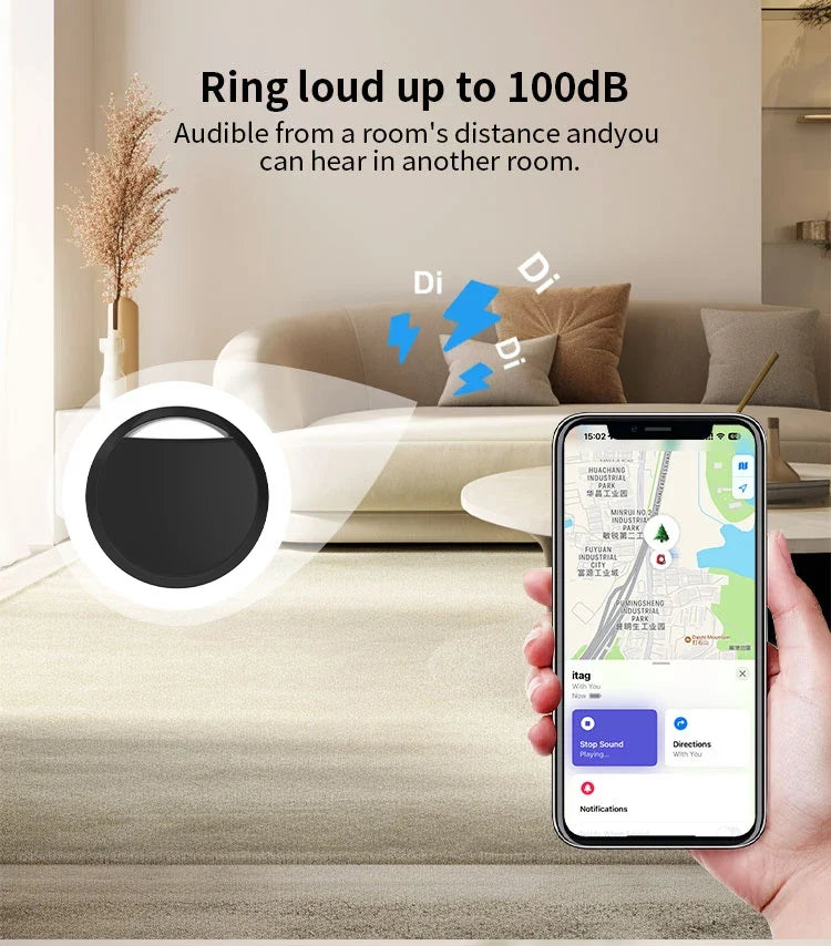 Bluetooth Item Tracker for Apple Find My | 1 or 4 Pack