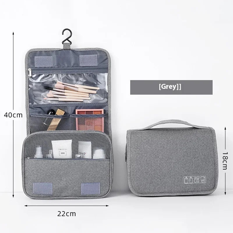 Foldable Hanging Toiletry Organizer | Travel Makeup Bag