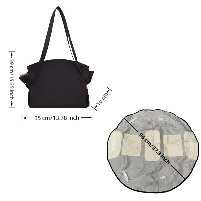 Foldable Travel Duffel Bag & Picnic Blanket