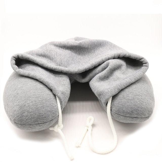 Hooded U-Shaped Travel Neck Pillow | RoamRitual