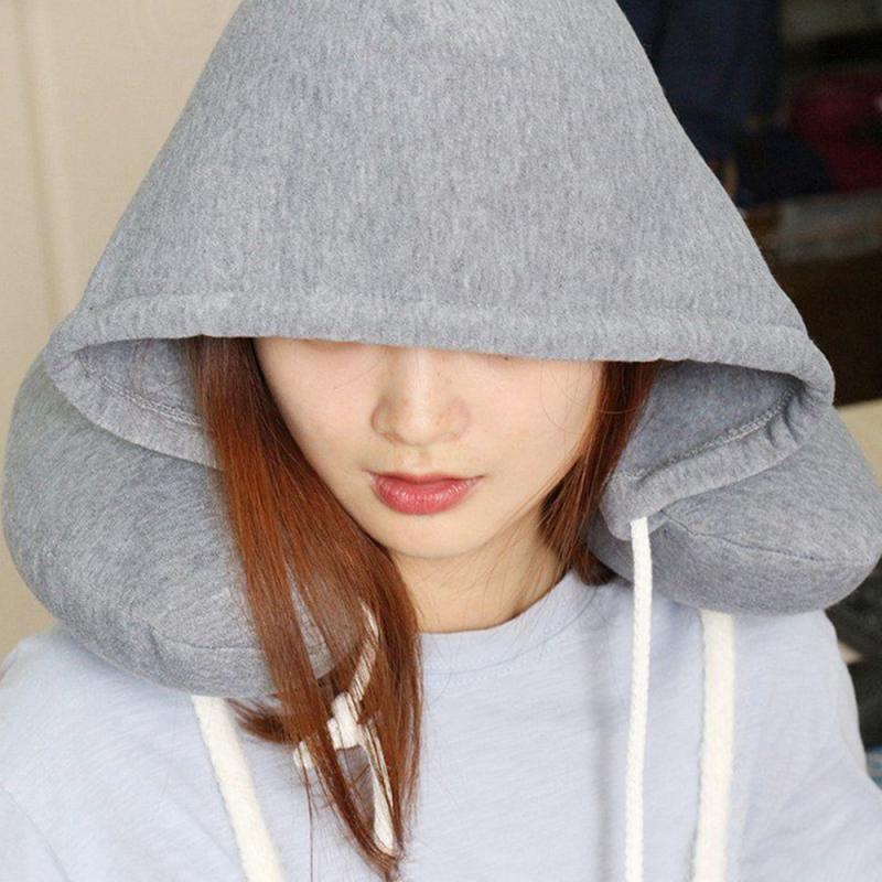 Hooded U-Shaped Travel Neck Pillow | RoamRitual