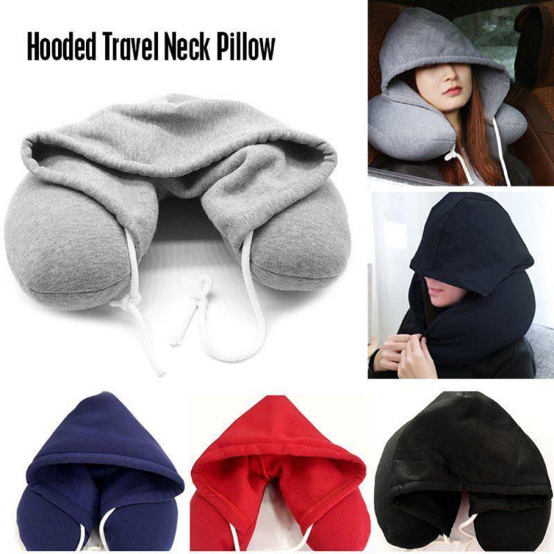 Hooded U-Shaped Travel Neck Pillow | RoamRitual