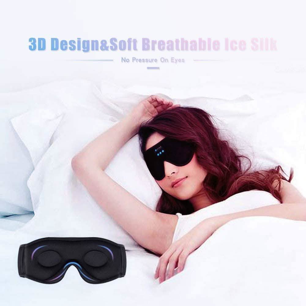 Bluetooth Sleep Eye Mask with Wireless Audio | Travel Rest