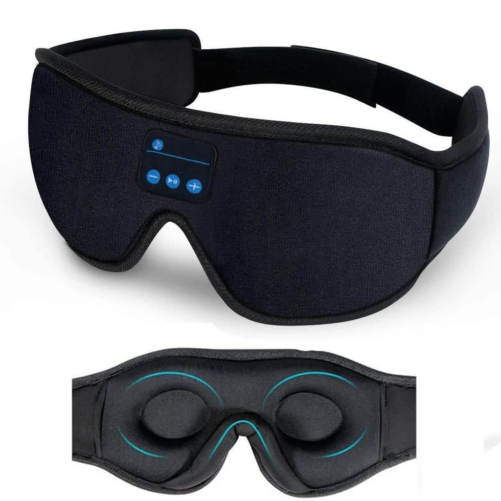 Bluetooth Sleep Eye Mask with Wireless Audio | Travel Rest