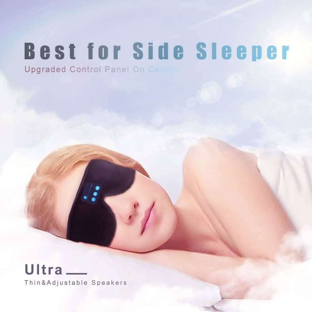 Bluetooth Sleep Eye Mask with Wireless Audio | Travel Rest