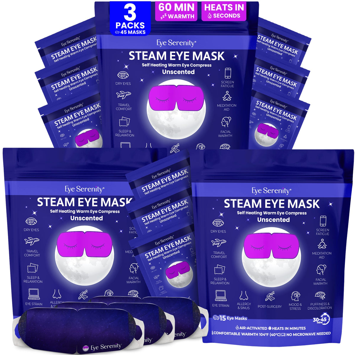 Eye Serenity Self-Heating Steam Eye Mask
