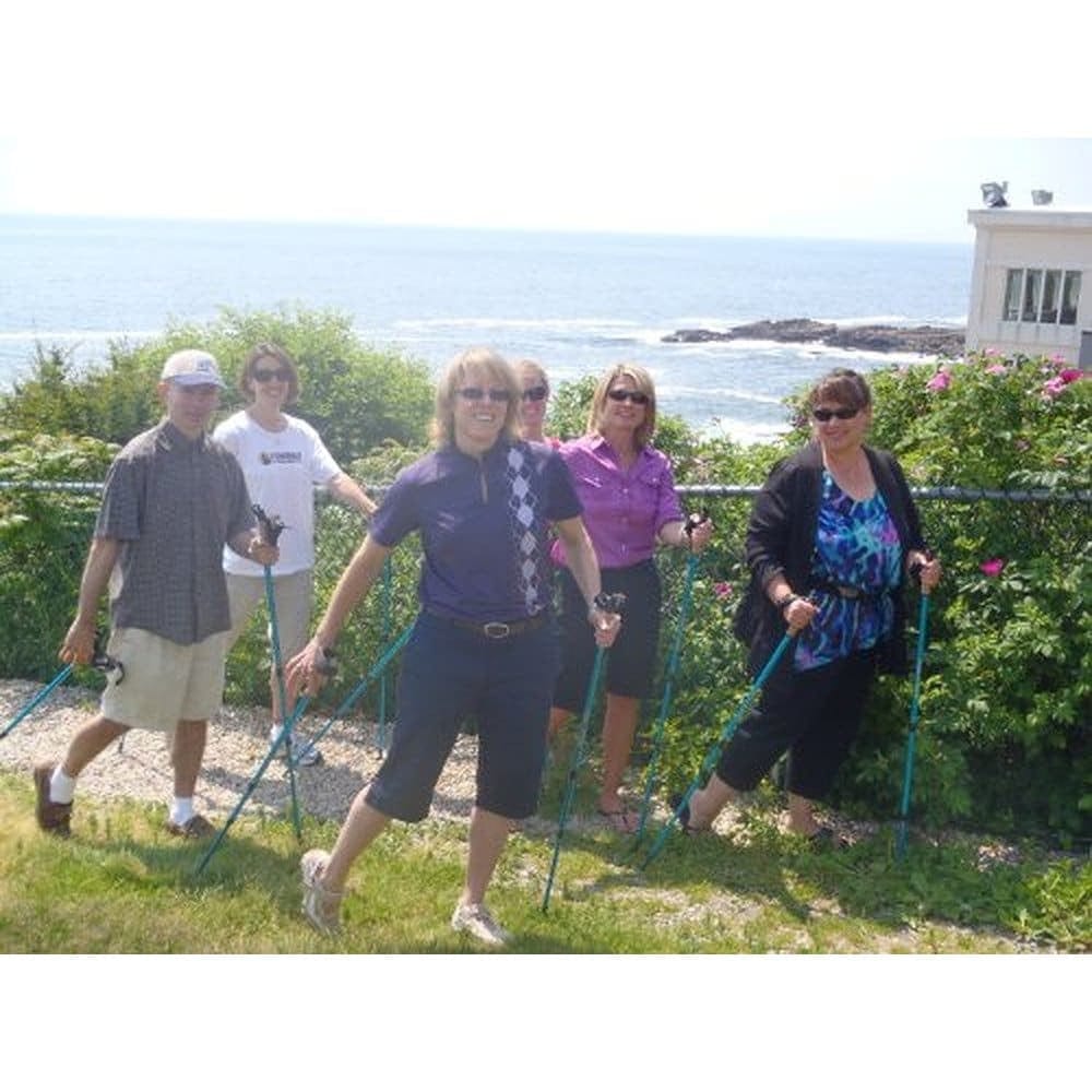 Nordic Walking Poles with Glove Grips & Travel Bag