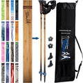 Nordic Walking Poles with Glove Grips & Travel Bag